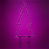Leroy Merlin Albero luminoso 140 lampadine led multicolore L 1.3 m x H 140 cm