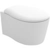 OLYMPIA CERAMICA Vaso WC sospeso OLYMPIA CERAMICA soft, sedile incluso P 55 x L 36 cm bianco