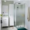 SENSEA Box doccia con ingresso frontale L 80 x H 190 cm, in vetro trasparente profilo cromato Easy