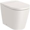 ROCA Vaso WC filomuro ROCA inspira, sedile escluso P 56 x L 37.5 x H 40 cm beige opaco
