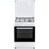 DAYA Cucina a gas con forno DAYA Dsgc-6060e cucina a gas 60x60 bianco L 60 x P 63 cm