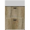 COLAVENE Mobile da bagno a terra 60x50x h82,5 cm rovere primitivo, 2 cassetti COLAVENE Nobu
