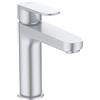 Ideal Standard Rubinetto per lavabo Cerafineo IDEAL STANDARD getto aerato, silver con piletta