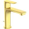 Ideal Standard Rubinetto per lavabo a canna media getto laminare cristallino Concept Air oro spazzolato satinato IDEAL STANDARD H 17 cm