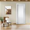Leroy Merlin Porta interna a battente Dogon in MDF colore bianco, L 80 x H 210 cm, apertura reversibile