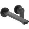 Ideal Standard Rubinetto per lavabo a canna media getto laminare cristallino Cerafine O nero prodotto senza finitura opaco IDEAL STANDARD