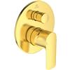 Ideal Standard Rubinetto per doccia getto laminare cristallino monocomando Concept Air oro satinato IDEAL STANDARD