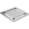 Geberit Griglia per piletta doccia GEBERIT Squares in inox spazzolato H 80 mm L 80 mm