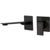 MAMOLI Rubinetto per lavabo ad incasso getto aerato Flat nero pvd opaco MAMOLI