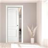 Leroy Merlin Porta interna scorrevole Empire in MDF laccato colore bianco, L 90 x H 210 cm, apertura reversibile