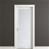 Leroy Merlin Porta interna a battente Sun Vetrata in MDF colore bianco matrix, L 80 x H 210 cm, apertura reversibile