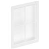 DELINIA ID Anta per colonna DELINIA ID Oxford con vetro L 60 x H 77 cm bianco opaco