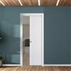 Leroy Merlin Porta interna scorrevole Altair in MDF laccato colore bianco, L 90 x H 210 cm, apertura reversibile