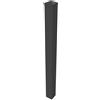 Alba Palo per cancello MAIA in alluminio finitura verniciato Grigio H 250 cm x L 12 cm x P 12 cm