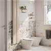 ROCA Coppia sanitari scarico a pavimento e a parete ROCA Nexo lucido WC: P 54 x L 150 x H 39 cm, bidet: P 43.5 x L 56 x H 38 cm