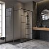 SENSEA Box doccia walk-in Studio, vetro 8 mm, L 117-118.5 cm x H 200 cm, profilo nero