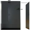 Leroy Merlin Box doccia walk-in Wens, vetro fumè 6 mm, H 200 cm, profilo cromo