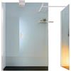 Leroy Merlin Box doccia walk-in Wens, vetro 6 mm, H 200 cm, profilo bianco