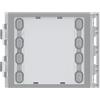 BTICINO Pulsantiera esterna per citofono BTICINO 17 pulsanti in alluminio grigio opaco P 1 x L 9.1 x H 1.8 cm