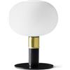 MILOOX Lampada da tavolo glamour Mose G9 MILOOX