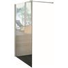 Leroy Merlin Box doccia walk-in Wens, vetro 6 mm, H 200 cm, profilo cromo
