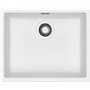 PYRAMIS Lavello sottotop 1 vasca in fibra di vetro bianco PYRAMIS Mistral L 40 x L 50 cm