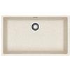 PYRAMIS Lavello sottotop 1 vasca in fibra di vetro avena PYRAMIS Mistral L 40 x L 70 cm