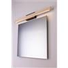 Leroy Merlin Applique LED scandinavo Dora nero IP44, luce bianco caldo dimmerabile 1050 lumen