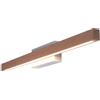 Leroy Merlin Applique LED scandinavo Dora bianco IP44, luce bianco caldo dimmerabile 770 lumen