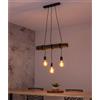 Leroy Merlin Lampadario Industriale Lampadario Industriale Truda3x E27 nero paralume nero 3x E27