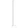 Alba Pilastro completo da fissare 120x120 cancello 9010 in alluminio finitura verniciato Bianco H 175 cm