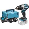 Makita Trapano a percussione a batteria MAKITA DHP489RFJ 18V 2 batterie 5Ah + valigetta