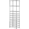 SPACEO Scaffale in kit 11 ripiani filocromo L 60 x P 35 x H 185 cm grigio, portata per ripiano 60 kg