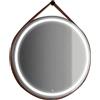 Leroy Merlin Specchio con illuminazione integrata completo di faretto bagno tondo L 80 x H 80 x P 3 cm