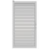 Alba Cancello manuale battente Maia120-20 ALBA in alluminio bianco, reversibile, L 100 x H 160 cm