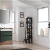 Leroy Merlin Mobile bagno sospeso con lavabo L 59.5 x H 50 x P 45.5 cm laccato opaco verde foresta 2 cassetti per vasca centrale Kora
