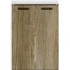 COLAVENE Mobile da bagno a terra L 60 x H 82.5 x P 60 cm marrone opaco, 2 ante COLAVENE Large