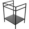 COLAVENE Mobile da bagno a terra sotto lavabo L 60 x H 78 x P 50 cm nero opaco, COLAVENE Alaqua