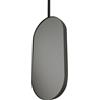 Leroy Merlin Specchio ovale in metallo nero 40 x 80 cm