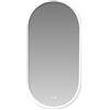 Leroy Merlin Specchio con illuminazione integrata completo di faretto bagno ovale L 45 x H 90 x P 5 cm