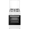 DAYA Cucina a gas con forno DAYA CG50FE bianco L 49.8 x P 55.5 cm