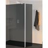 Leroy Merlin Deflettore walk-in Wens L 30 X H 200cm, vetro fumè 6 mm, profilo bianco opaco