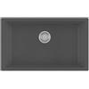 GALASSIA Lavello integrato 1 vasca in ceramica nero GALASSIA Ceramica L 46 x L 76 cm