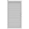 Alba Cancello manuale battente Maia120 Close ALBA in alluminio bianco, reversibile, L 100 x H 190 cm