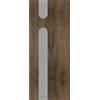 Leroy Merlin Pannello per porta d'ingresso P390 pellicolato pvc noce L 92 x H 210.5 cm, Sp 12 mm apertura destra
