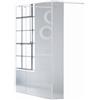 Leroy Merlin Box doccia walk-in Wens, vetro 6 mm, H 200 cm, profilo bianco