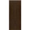 Leroy Merlin Pannello per porta d'ingresso P085 pellicolato pvc mogano L 92 x H 210.5 cm, Sp 6 mm apertura reversibile