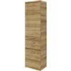 PELIPAL Colonna per mobile bagno Cassca PELIPAL 1 cassetto 1 anta e 1 porta biancheria P 30.9 x L 45 x H 168 cm riviera rovere