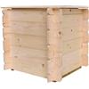 Leroy Merlin Baule Gaia in legno marrone L 60 x H 54 x P 60 cm