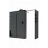 Leroy Merlin Box doccia walk-in Wens, vetro fumè 6 mm, 66-68-H 200 cm, profilo nero